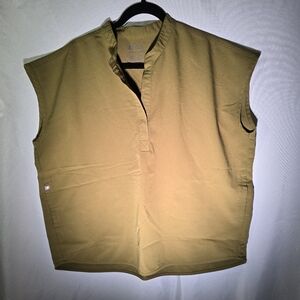 Figs Martini Olive Rafaela™  Women's Oversized Scrub Top- L